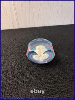 Boule presse papier 2500 ans monarchie Iranienne cristal de Saint Louis