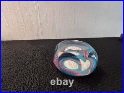 Boule presse papier 2500 ans monarchie Iranienne cristal de Saint Louis