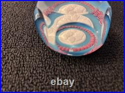 Boule presse papier 2500 ans monarchie Iranienne cristal de Saint Louis