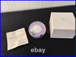 Boule presse papier Dahlia cristal de Saint Louis