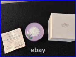 Boule presse papier Dahlia cristal de Saint Louis Boule presse papier Dahlia cristal de Saint Louis