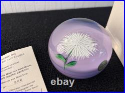 Boule presse papier Dahlia cristal de Saint Louis