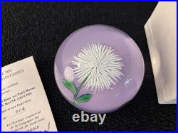 Boule presse papier Dahlia cristal de Saint Louis Boule presse papier Dahlia cristal de Saint Louis