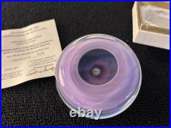 Boule presse papier Dahlia cristal de Saint Louis