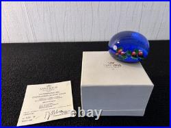 Boule presse papier houx cristal de Saint Louis Numéroté 138/250