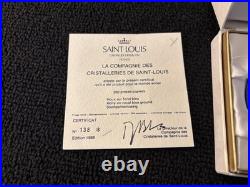 Boule presse papier houx cristal de Saint Louis Numéroté 138/250