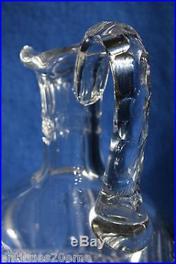 Broc à décanter en cristal taillé de Saint Louis Tommy 30 cm