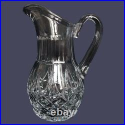 Broc / pichet à eau en cristal de St Louis, modèle Tarn signé. 2065 g, de 1936