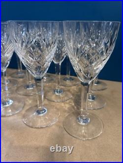 CRISTAL ST LOUIS 12 VERRES À EAU MODÈLE CHANTILLY Hauteur 18,5 Cm