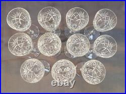 CRISTAL de SAINT-LOUIS 11 verres a Vin blanc modele CHANTILLY 15,3 cm