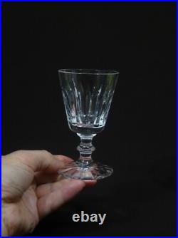 CRISTAL de ST LOUIS, SAINT LOUIS, SIX BEAUX VERRES à VIN ANCIENS