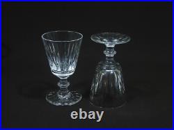 CRISTAL de ST LOUIS, SAINT LOUIS, SIX BEAUX VERRES à VIN ANCIENS