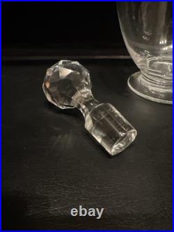 Carafe Avec 6 Verres en Cristal de Saint Louis modèle MANON Datant Des Années 30