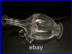 Carafe Avec 6 Verres en Cristal de Saint Louis modèle MANON Datant Des Années 30