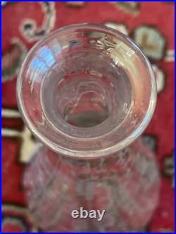 Carafe Cristal Saint-louis Estampillée Bouchon D'origine 1950 Jamais Utilisée