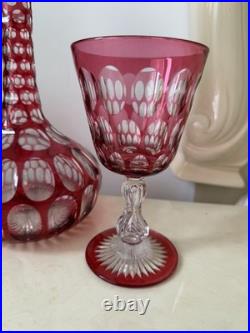 Carafe Et 2 Verres A Eau En Cristal Baccarat St Louis
