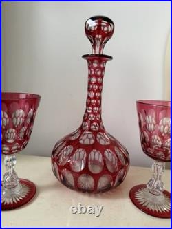 Carafe Et 2 Verres A Eau En Cristal Baccarat St Louis