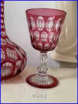 Carafe Et 2 Verres A Eau En Cristal Baccarat St Louis