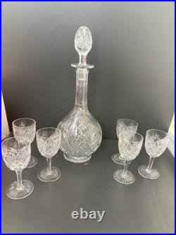 Carafe Et 6 Verres En Cristal St Louis Modèle Gavarni