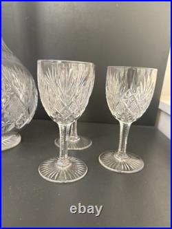 Carafe Et 6 Verres En Cristal St Louis Modèle Gavarni