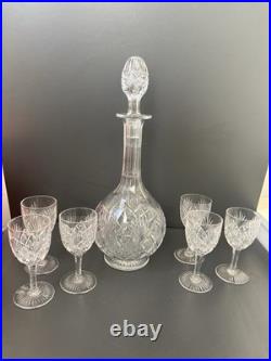 Carafe Et 6 Verres En Cristal St Louis Modèle Gavarni