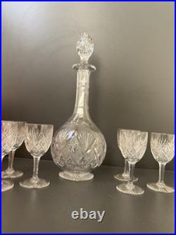 Carafe Et 6 Verres En Cristal St Louis Modèle Gavarni