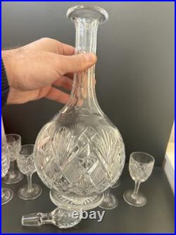 Carafe Et 6 Verres En Cristal St Louis Modèle Gavarni