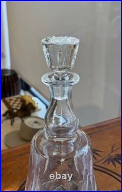 Carafe Saint-Louis modèle Jersey Cristal taillé Paquebot France 29cm