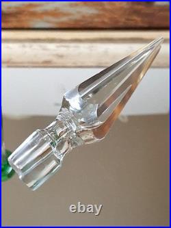 Carafe à liqueur Cristal Saint Louis roemeur verte