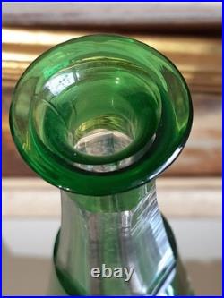 Carafe à liqueur Cristal Saint Louis roemeur verte