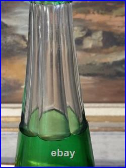 Carafe à liqueur Cristal Saint Louis roemeur verte