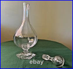 Carafe à vin en cristal Saint Louis signée Modèle Saint Cloud H 29 cm