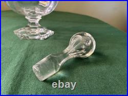 Carafe à vin en cristal Saint Louis signée Modèle Saint Cloud H 29 cm