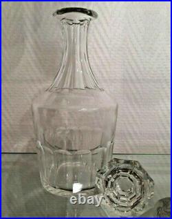 Carafe à vin en cristal de Saint Louis modèle Caton signée 354A