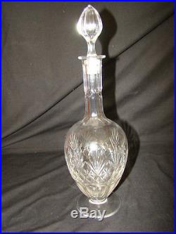 Carafe à vin en cristal taillé de Saint Louis modèle Massenet