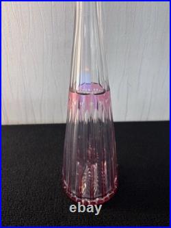 Carafe à vin modèle Tommy overlay rouge cristal de Saint Louis Carafe à vin modèle Tommy overlay rouge cristal de Saint Louis
