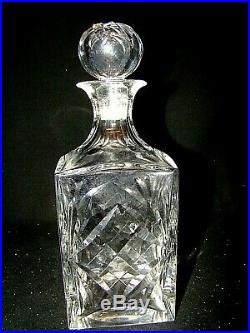 Carafe à whisky/cognac en cristal de Saint-Louis signée, Modèle Massenet