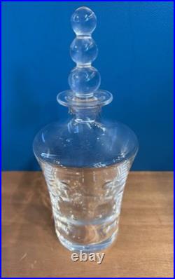 Carafe à whisky en cristal de SAINT LOUIS modèle Bubble- Whiskey decanter