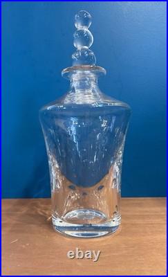 Carafe à whisky en cristal de SAINT LOUIS modèle Bubble- Whiskey decanter