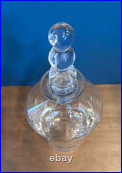 Carafe à whisky en cristal de SAINT LOUIS modèle Bubble- Whiskey decanter