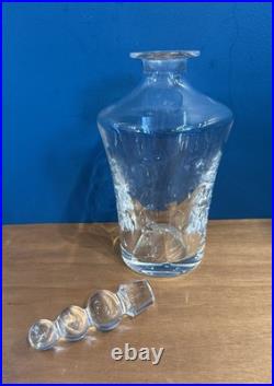 Carafe à whisky en cristal de SAINT LOUIS modèle Bubble- Whiskey decanter