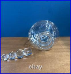 Carafe à whisky en cristal de SAINT LOUIS modèle Bubble- Whiskey decanter