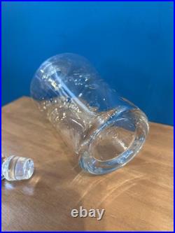 Carafe à whisky en cristal de SAINT LOUIS modèle Bubble- Whiskey decanter