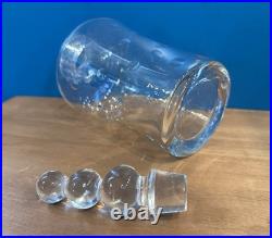 Carafe à whisky en cristal de SAINT LOUIS modèle Bubble- Whiskey decanter