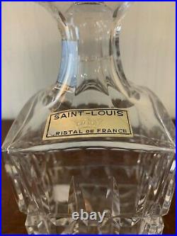 Carafe à whisky en cristal de Saint Louis