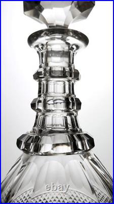 Carafe ancienne en cristal Saint-Louis Modèle Trianon (avant 1936)