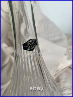Carafe en cristal de Saint Louis Gravée Taillée Carafe en cristal de Saint Louis Gravée Taillée