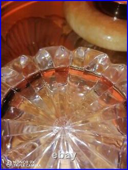 Cendrier en cristal St Louis ambassadeur, clair, brillant, un diamant! , D 12cm