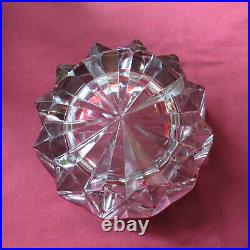 Cendrier en cristal de saint louis de couleur rouge Ø 15 cm