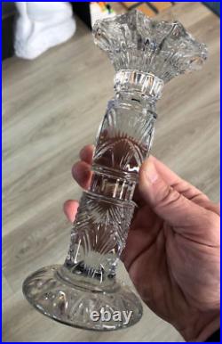 Collection Totem'la torchère' cristal signé SAINT LOUIS Porte Perruque